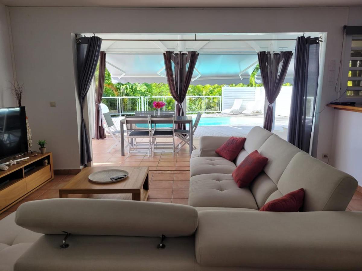 Villa Ste Marthe Avec Piscine, Grande Terrasse, Jardin Intime Et Citerne D'Eau Сен-Франсуа Екстер'єр фото