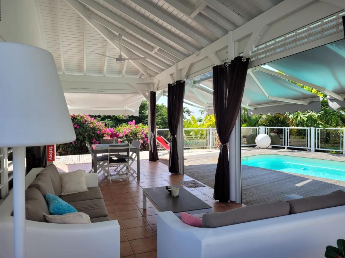 Villa Ste Marthe Avec Piscine, Grande Terrasse, Jardin Intime Et Citerne D'Eau Сен-Франсуа Екстер'єр фото